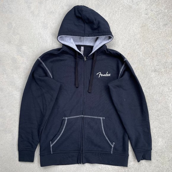 ⭐️ Fender Full-Zip Hoodie - size M - Picture 1 of 7